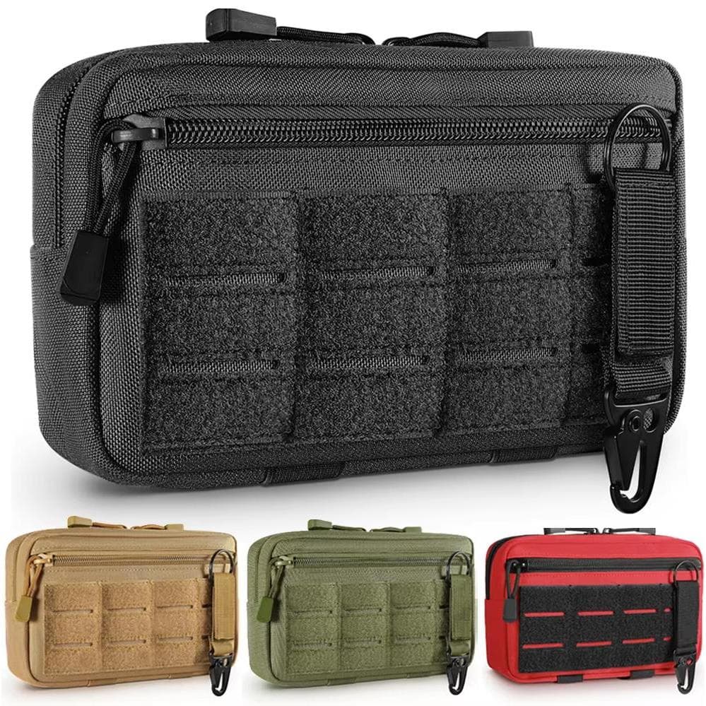 Molle Admin กระเป๋ายูทิลิตี้ EDC เครื่องมือกระเป๋าแนวนอน Modular กระเป๋าหน้าอกเอว Pack EMT Oragznier… รูปที่ 1