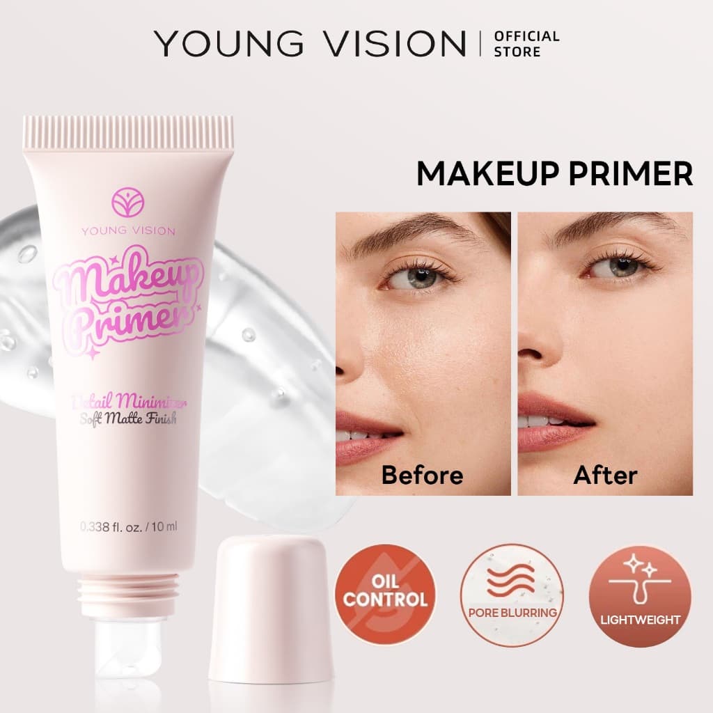 YOUNG VISION ครีมพื้นฐานก่อนแต่งหน้า สำหรับแยกผิวหน้า ลดรูขุมขน และทำให้ผิวหน้าบรรจุแสง สามารถปกปิดรอยต่างๆได้ รูปที่ 1
