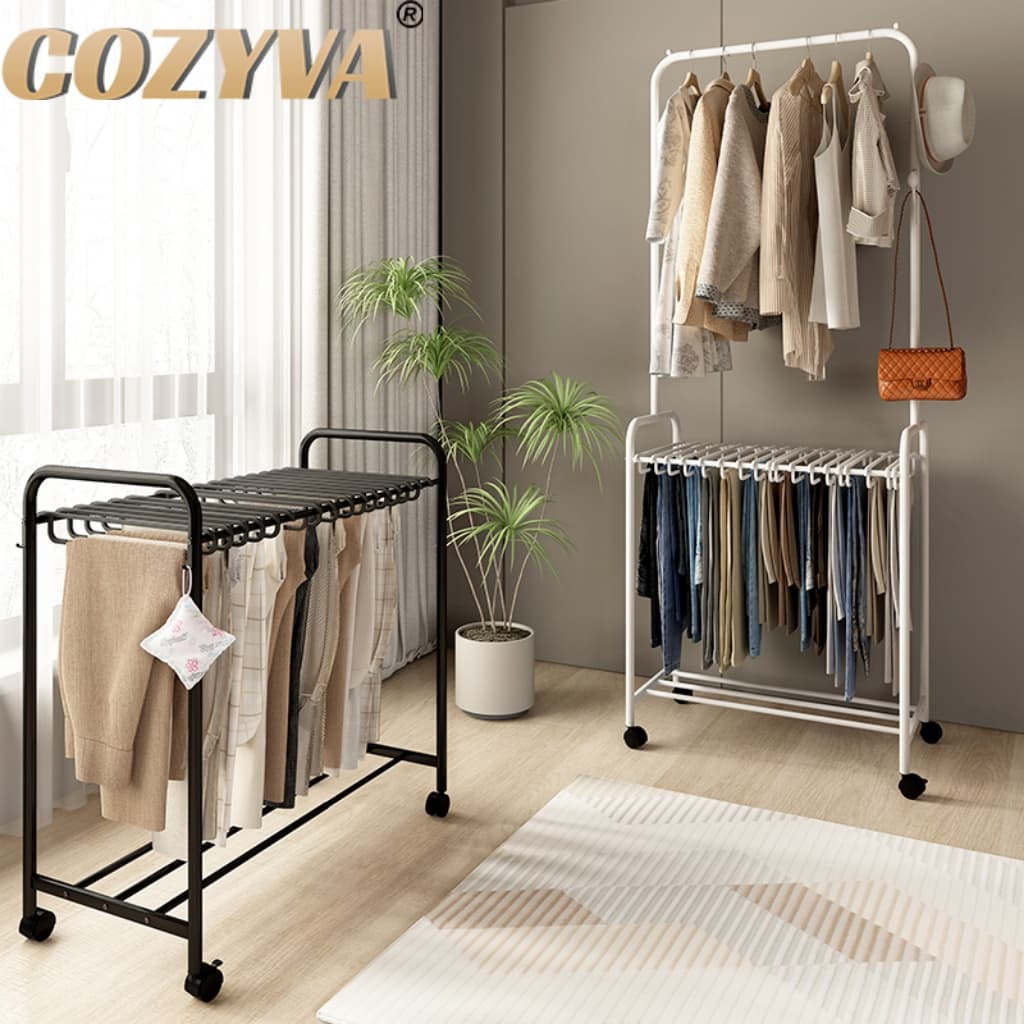 COZYVA ราวแขวนกางเกง ราวปรับระดับ ที่แขวนอัพเกรด ราวแขวนกางเกง รูปที่ 1