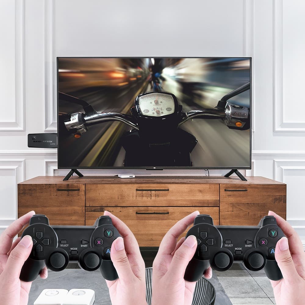 รุ่นใหม่แบบพกพา 13000 + เกม 64GBTF + เกมคอนโซล + 2PCS คอนโทรลเลอร์สําหรับเล่นเกมรองรับ… รูปที่ 1