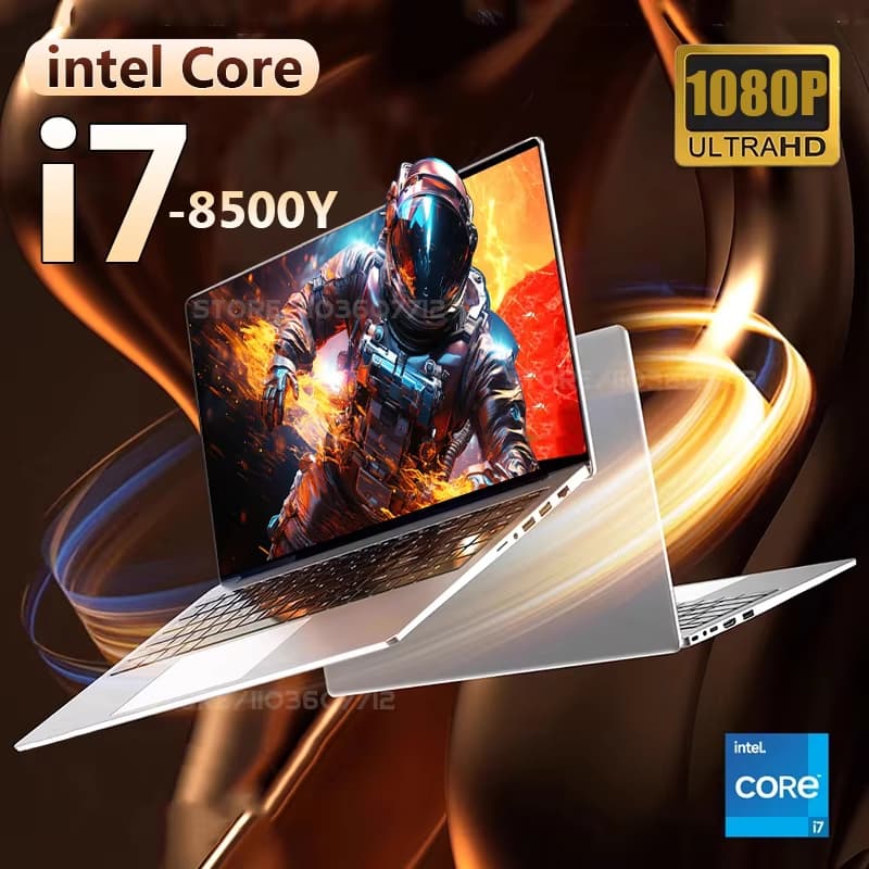 รับประกัน 3 ปีใหม่ 14.1 "คอมพิวเตอร์แล็ปท็อปแบบพกพา Intel Core i7 7500U Dual Core 12GB RAM 1TB 2TB SSD… รูปที่ 1