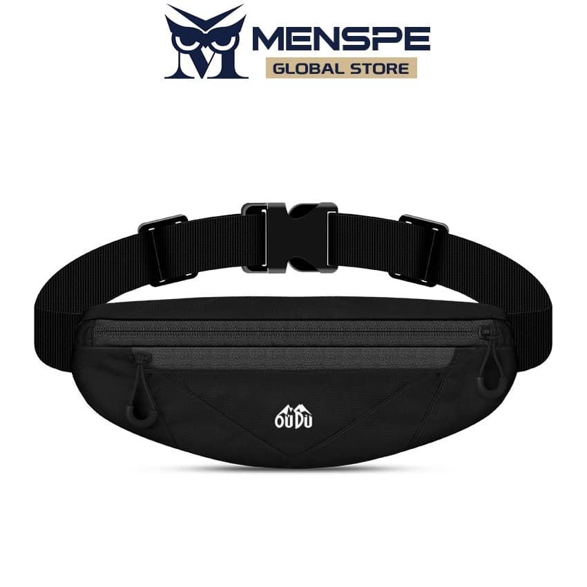 Menspe กีฬาเอวกระเป๋าผู้ชายs เข็มขัดเอวกระเป๋า Cross Body กระเป๋ากระเป๋าหน้าอกปรับกระเป๋าวิ่งผู้หญิงกันน้ํา… รูปที่ 1