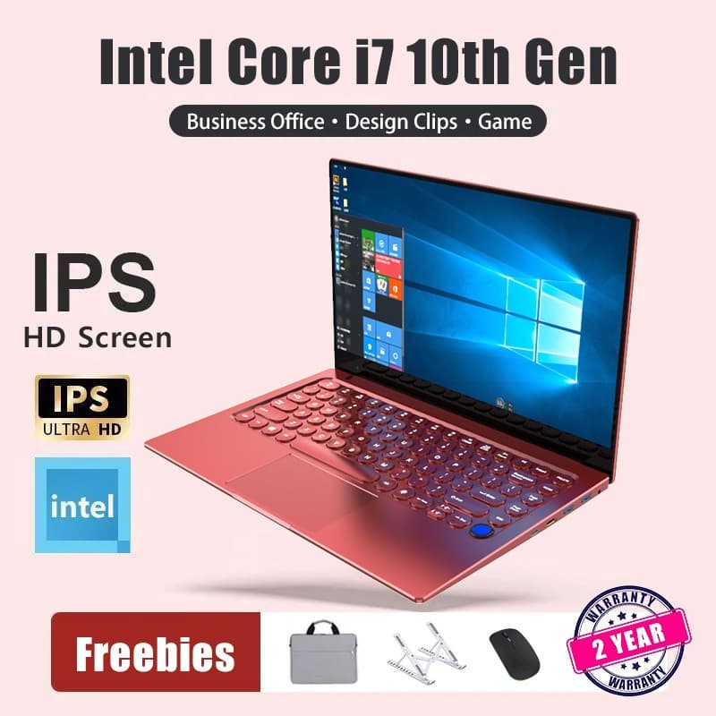 2026 แล็ปท็อปสําหรับเล่นเกมใหม่ Intel Core i7 แล็ปท็อป 14 นิ้วเว็บแคมในตัว 16GB RAM 1TB SSD Windows 11 และ MS… รูปที่ 1