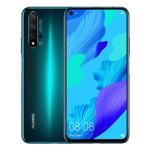 HUAWEI NOVA 5T โทรศัพท์สมาร์ท 8GB 128GB 6.26 นิ้ว Android 9 NFC 4G โทรศัพท์มือถือ รูปที่ 1