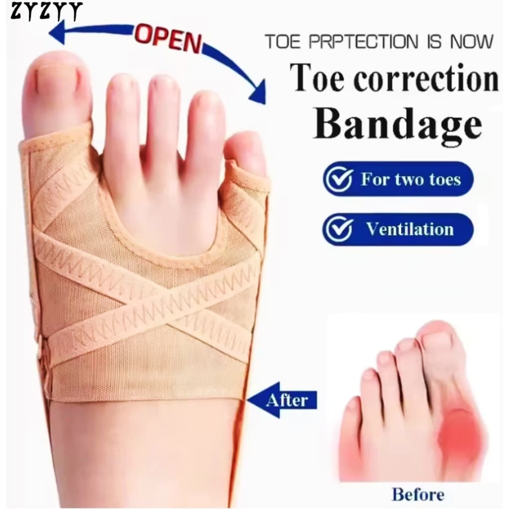 ราคาที่ดีที่สุด อุปกรณ์พยุงนิ้วเท้าใหญ่แบบตาข่าย Hallux Valgus / อุปกรณ์แก้ข้อเท้าเอียงแบบระบายอากาศ /… รูปที่ 1
