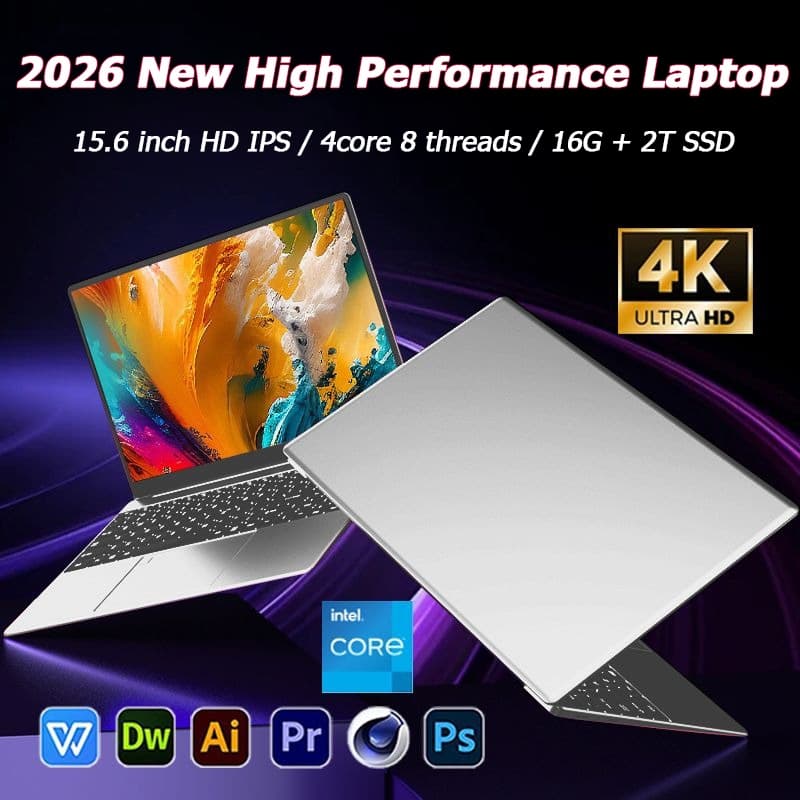 2026 แล็ปท็อปยี่ห้อใหม่ Original Intel Core i7 10510U แล็ปท็อป 16G DDR4 RAM 1TB SSD เกมสํานักงาน HD 15.6… รูปที่ 1