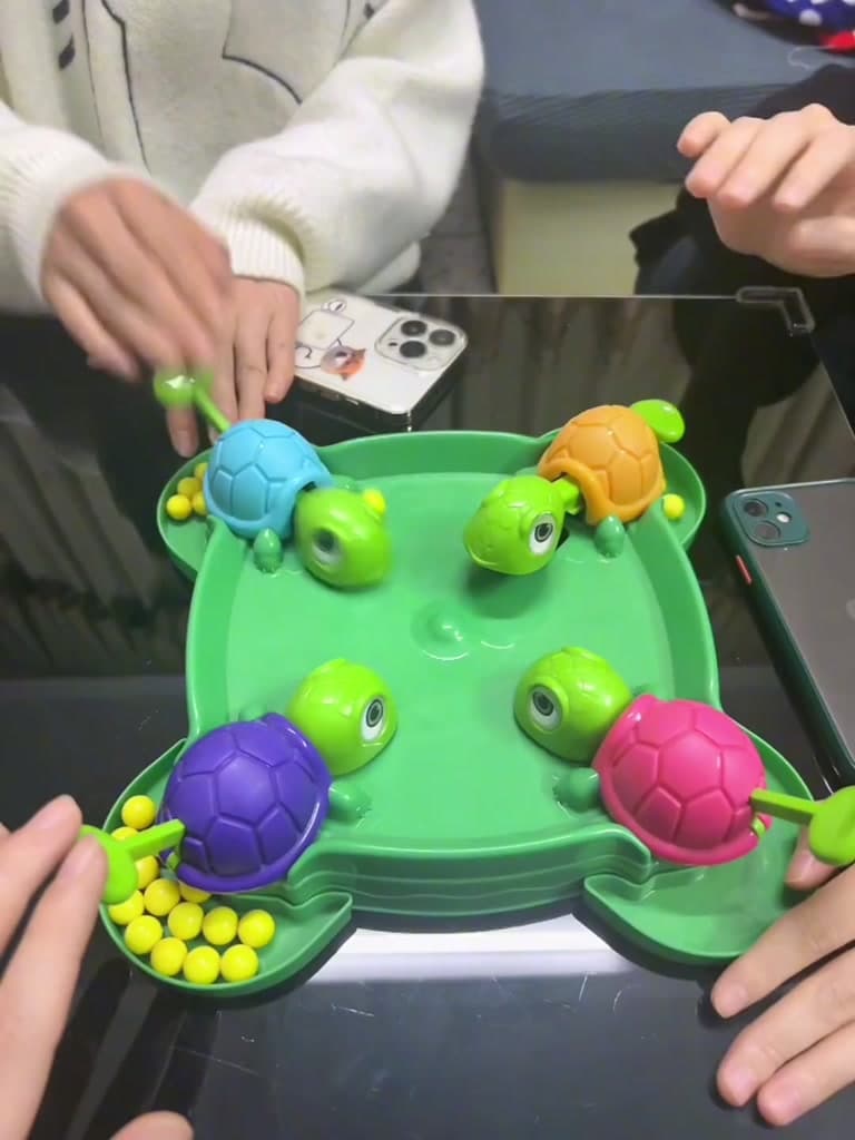เต่าหิวกินถั่ว เกมครอบครัว turtle eating bean เกมบนโต๊ะ ของเล่นเด็ก เกมตะกละ เกมการแข่งขัน Game Educational รูปที่ 1