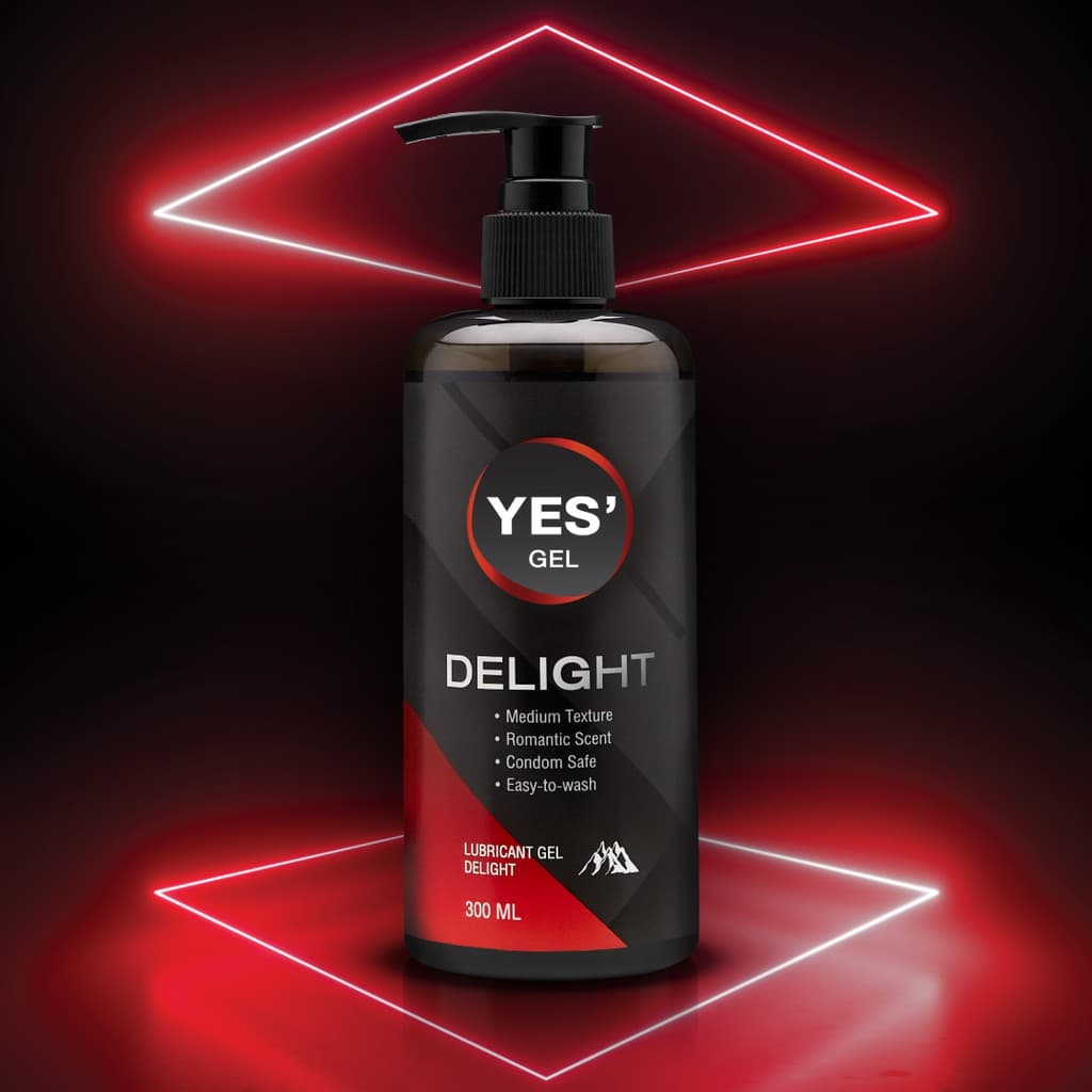 (ส่งด่วน) YES' Delight Gel เจลหล่อลื่น Water-based ให้ความลื่นที่ยาวนาน กลิ่น Romantic Scent ปริมาณ 300ml