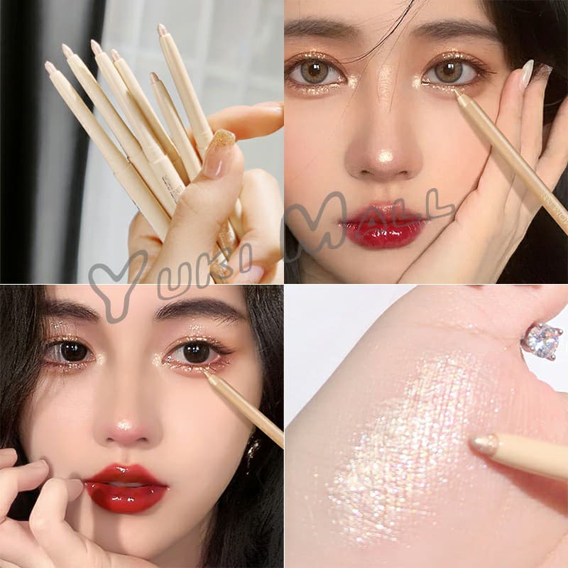 Yuki ดอลลี่อาย ชิมเมอร์ไข่มุก ติดทนนาน กันน้ำ เนตรมิตดวงตาสวยฉ่ำวาว กันน้ำ eyeliner รูปที่ 1