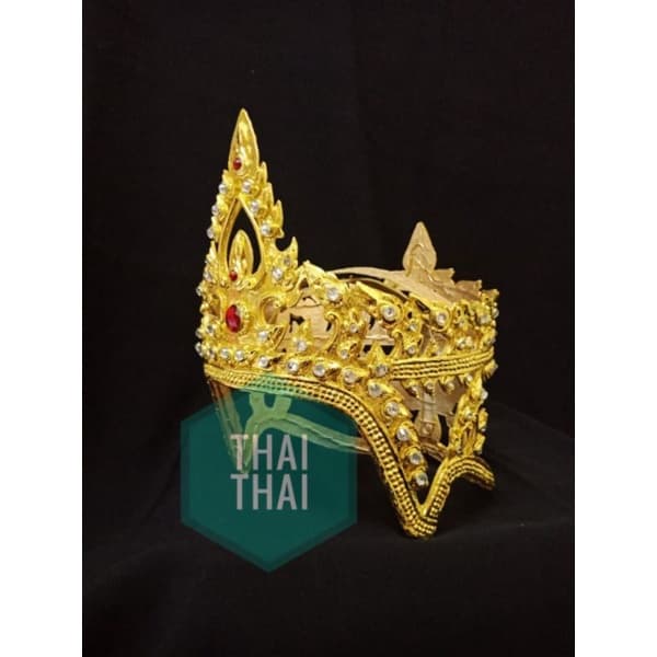 เครื่องประดับนาฏศิลป์ไทย เครื่องหัวผู้ชาย เครื่องสวมหัวเจ้าเมือง A11 แคตตัส รูปที่ 1