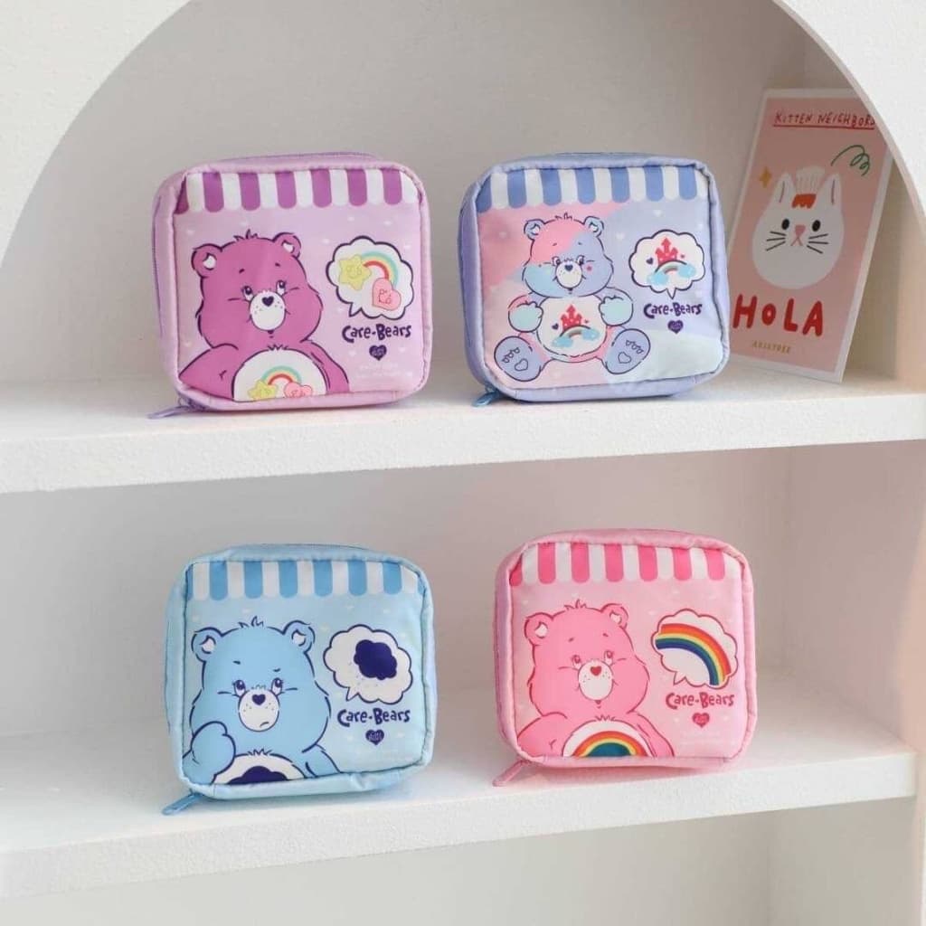 กระเป๋าใส่เครื่องสำอางค์ สำหรับเดินทาง ใส่ของใช้ส่วนตัว Care Bears ขนาด 13×11.5×4.5 cm รูปที่ 1