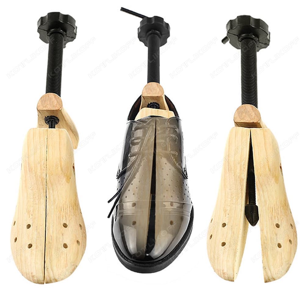 ไม้รองเท้า Stretcher รองเท้า Tree Shaper Rack Pine ไม้รองเท้าปรับรองเท้าปั๊มรองเท้า Expander… รูปที่ 1