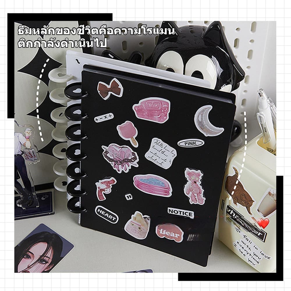 Photocard Lomo Kpop Binder A5 อัลบั้มเก็บ Idol Polco รูเห็ด Binder การ์ดตั๋วโปสการ์ดแขนคอลเลกชันหนังสือ… รูปที่ 1