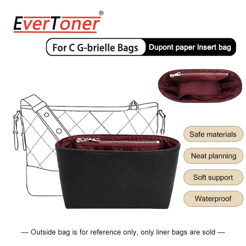 EverToner สําหรับ C G-brielle กระเป๋า Organizer Travel แต่งหน้ากระดาษไมโครไฟเบอร์ด้านในกระเป๋า Tidy Up Travel… รูปที่ 1