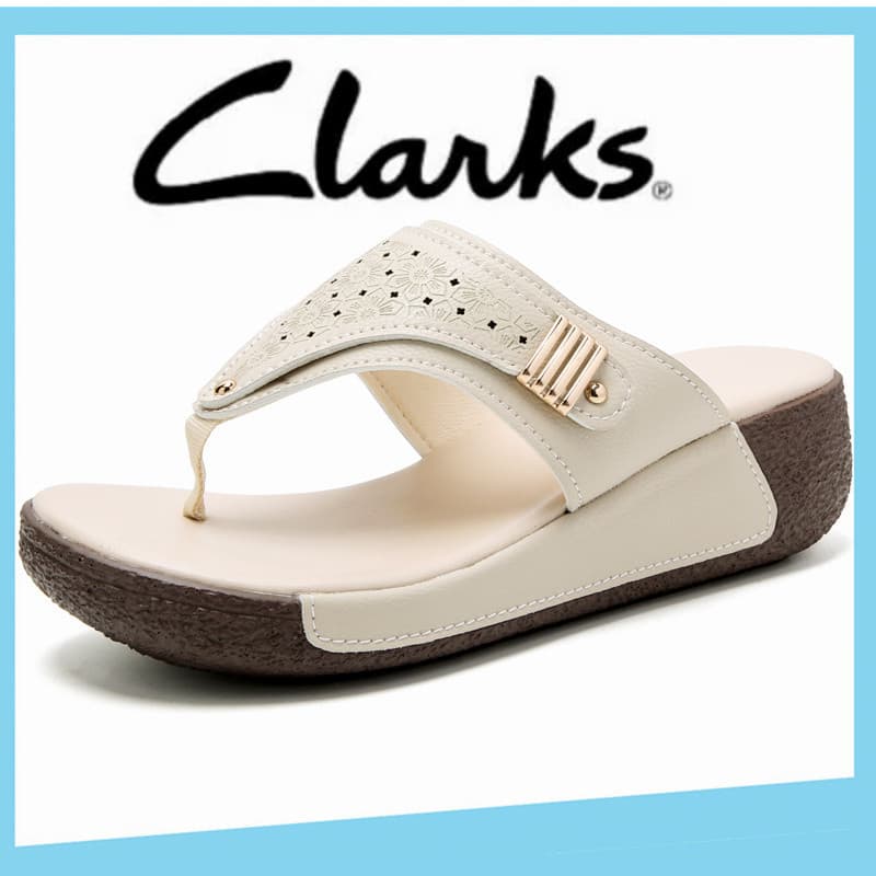 Clarks รองเท้าผู้หญิง Clarks ผู้หญิง Clarks รองเท้าแตะ รองเท้าผู้หญิง รองเท้าส้นแบน รองเท้าแตะ Clarks ผู้หญิง รูปที่ 1
