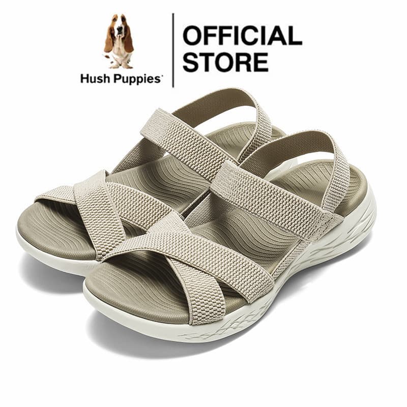 Hush ลูกสุนัขรองเท้าสําหรับผู้หญิง Hush Puppies รองเท้าผู้หญิงรองเท้ารองเท้าไม่มีส้นสําหรับผู้หญิงรองเท้าไม่มี… รูปที่ 1