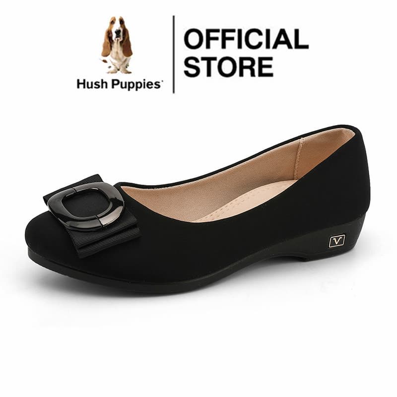 HUSH PUPPIES ฮิช ลูกสุนัขรองเท้าสําหรับผู้หญิงรองเท้าไม่มีส้นรองเท้าสําหรับผู้หญิงรองเท้าไม่มีส้นสําหรับผู้หญิ… รูปที่ 1