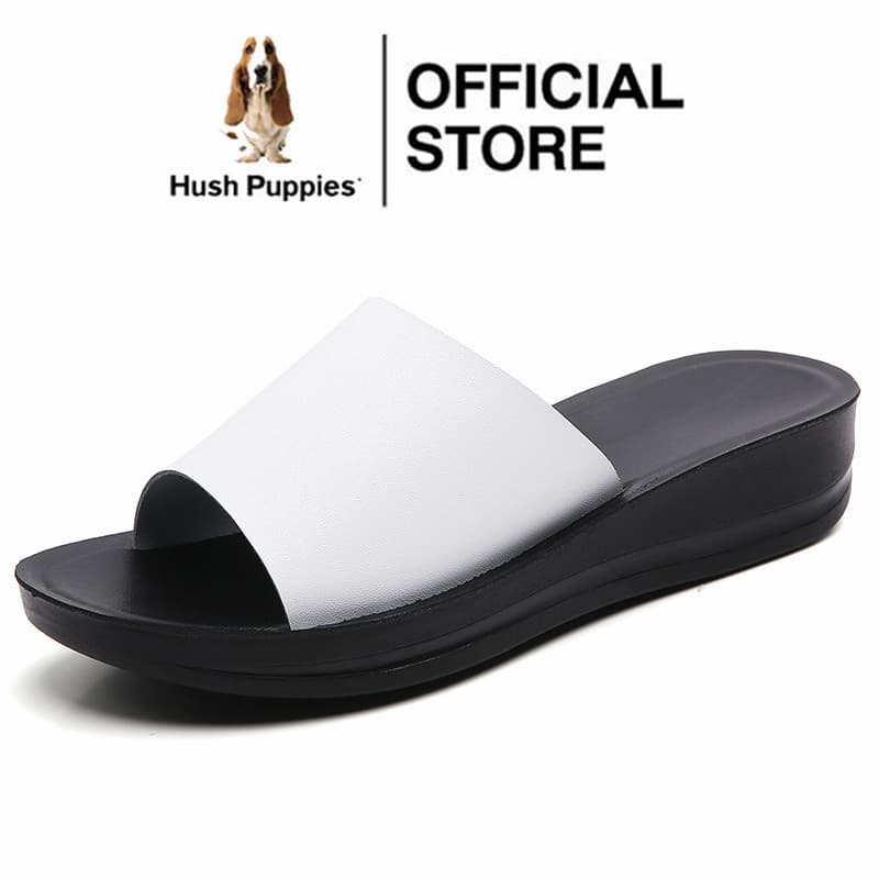Hush ลูกสุนัขรองเท้าสําหรับผู้หญิง Hush Puppies รองเท้าผู้หญิงรองเท้ารองเท้าไม่มีส้นสําหรับผู้หญิงรองเท้าไม่มี… รูปที่ 1