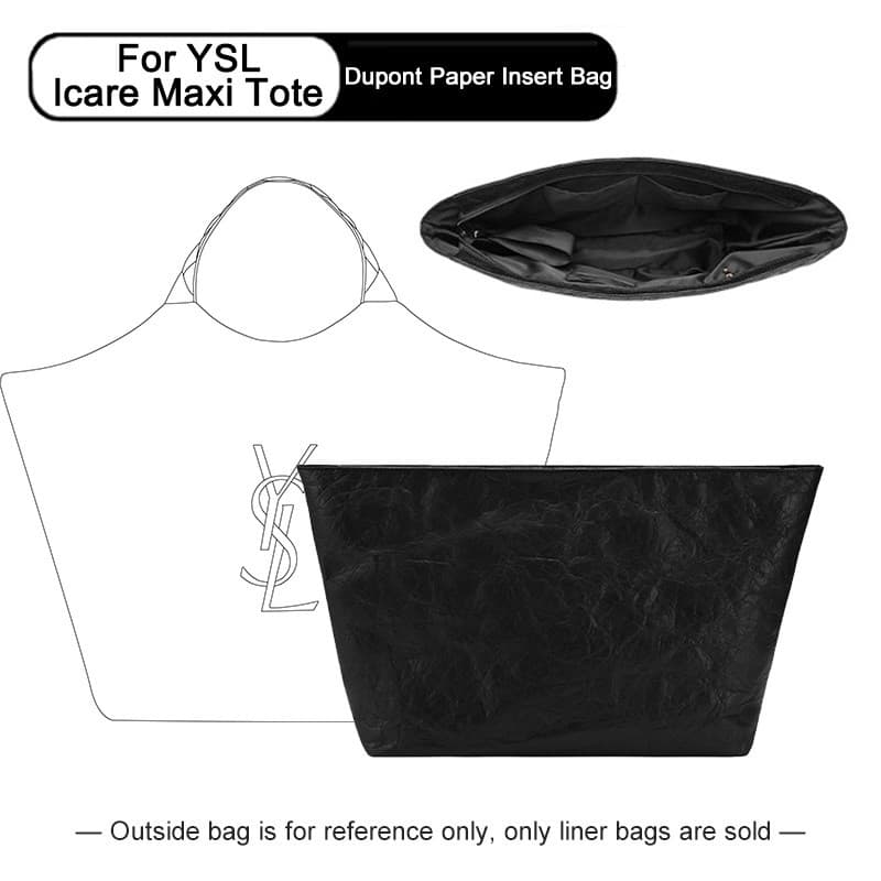 Evertoner กระเป๋าแทรก Organizer สําหรับ Icare Maxi Tote กระเป๋า DuPont กระดาษ Liner กระเป๋า Laurent… รูปที่ 1