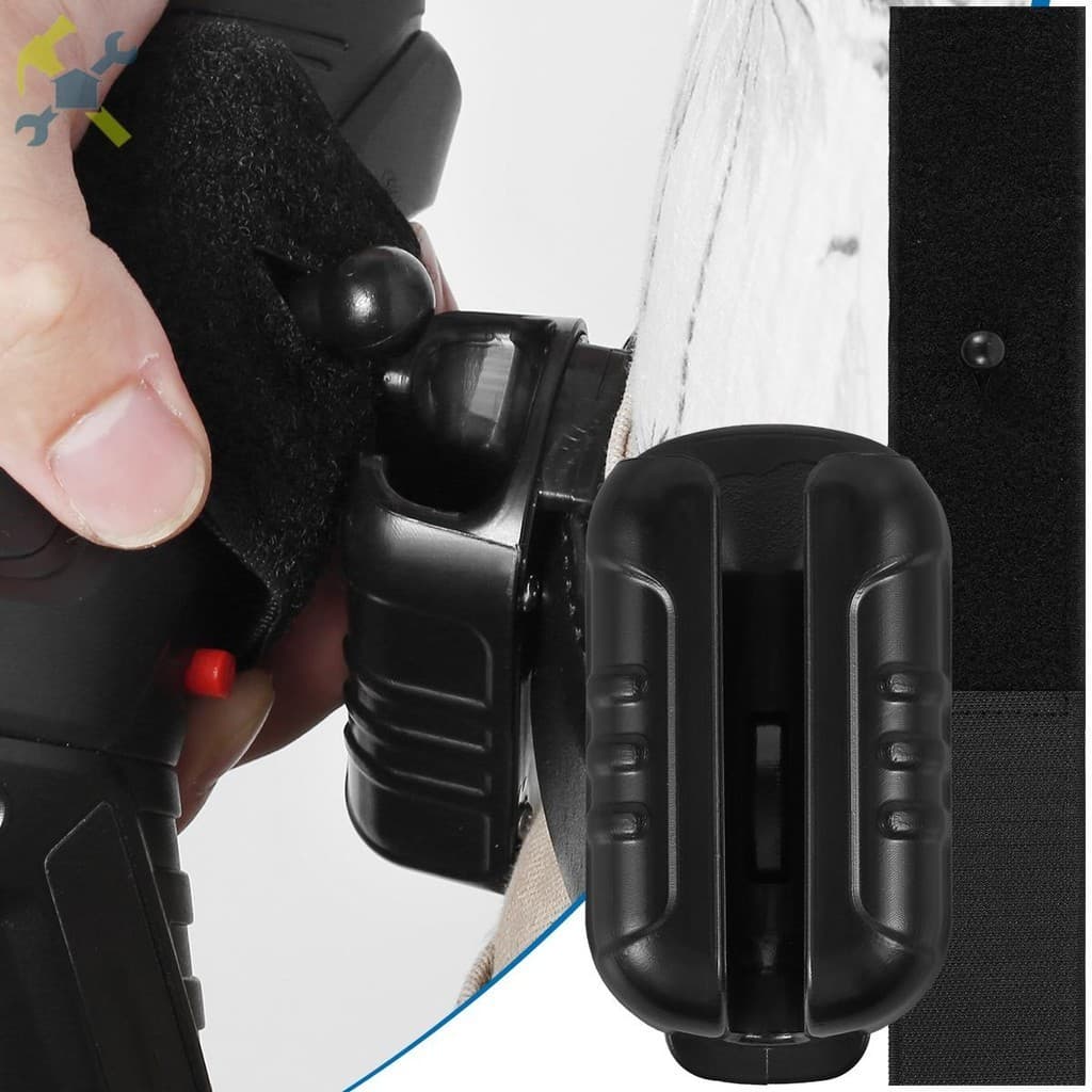 Heavy Duty ค้อนเครื่องมือ Holster สว่านไฟฟ้าแบบพกพาเอวเครื่องมือหัวเข็มขัด Quick Draw… รูปที่ 1