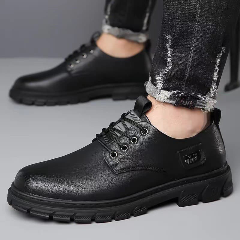 รองเท้า shoes9908-รองเท้าหนังลําลองผู้ชายรองเท้าหนังรองเท้า Soft-Soled Anti-Slip Wear-Resistant… รูปที่ 1