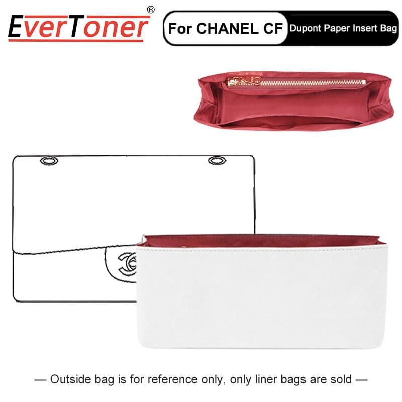 Evertoner DuPont กระดาษใส่กระเป๋าสําหรับ CF ขนาดกลางกระเป๋ากันน้ํากระเป๋าเก็บเครื่องสําอางกระเป๋าสนับสนุนการจั… รูปที่ 1