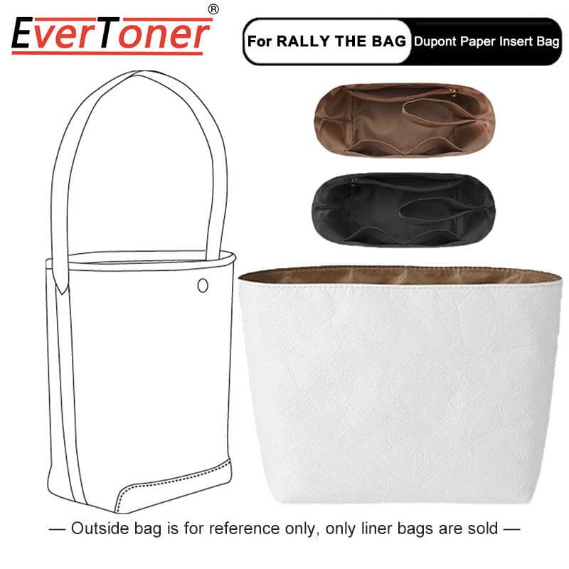 Evertoner Dupont กระดาษใส่กระเป๋าสําหรับ Rally กระเป๋า Ultra Light Tote กระเป๋ากระเป๋าถือด้านใน Liner… รูปที่ 1