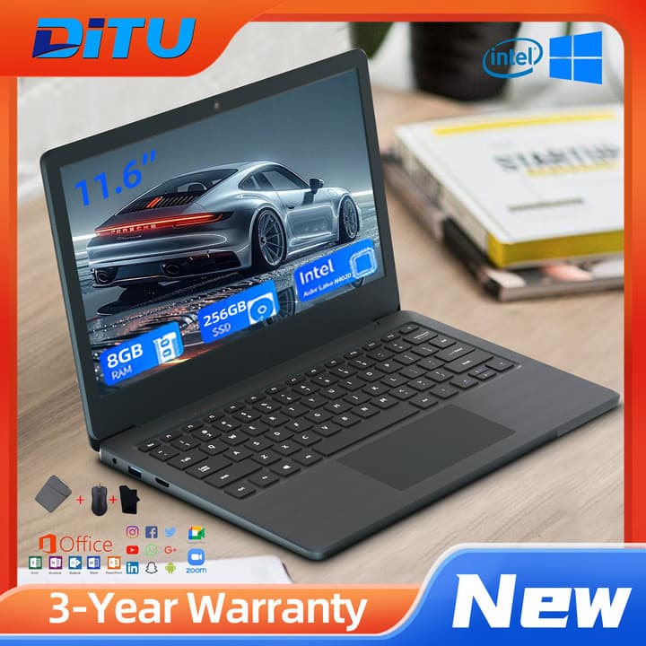 (การรับประกันในพื้นที่) แล็ปท็อป Intel N4020 8GB RAM 256GB แล็ปท็อป Windows 11 เหมาะสําหรับการเรียนรู้… รูปที่ 1