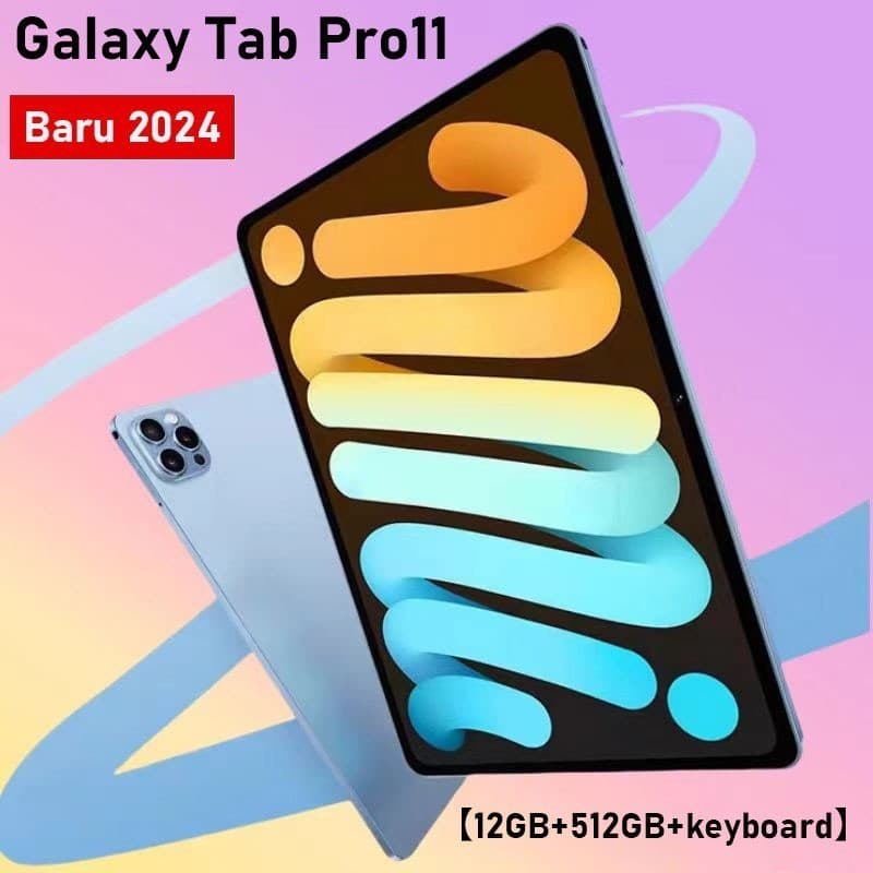 ท็บเล็ต taplet 16GB + 512GB 11.6 นิ้วแHD tablet Android แท็บเล็ต เกมแท็บเล็ต 88000mAh แท็บเล็ต 5G แท็บเล็ รูปที่ 1