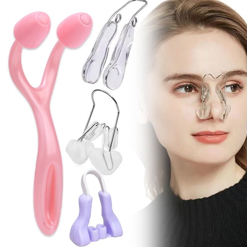 Nose Up Lifting Shaping Shaper - คลิปกายอุปกรณ์เสริมสะพานสูง - แก้ไขเครื่องนวดจมูกความงาม รูปที่ 1