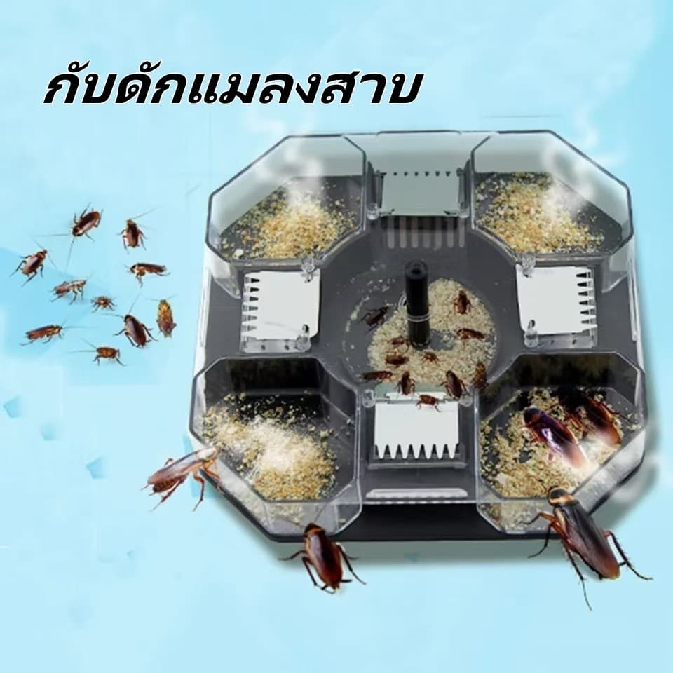 กล่องดักแมลงสาบ, เครื่องดักแมลงสาบ, เครื่องดักแมลง, เครื่องดักแมลงสาบในบ้านแบบใช้ซ้ำได้ รูปที่ 1