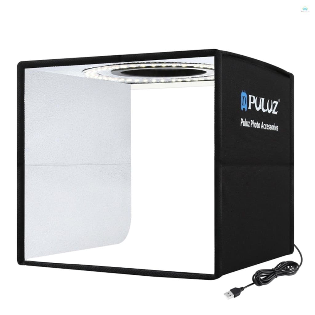 ท้องถิ่น กล่องไฟอ่อนถ่ายภาพ PULUZ ชุดกล่องนุ่มแบบพกพาพับถ่ายภาพแสง Modifier กล่องเต็นท์ถ่ายภาพฉากหลัง 12 สี รูปที่ 1