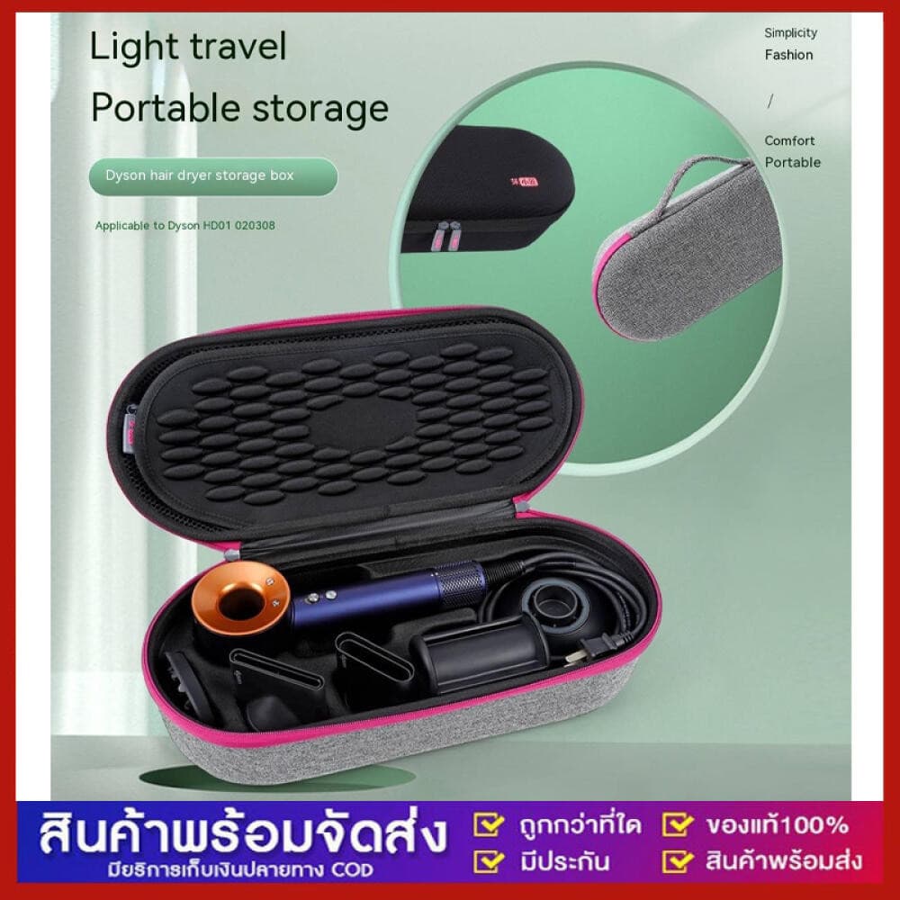 กระเป๋าเก็บไดร์ dyson airwrap กระเป๋าพกพาสำหรับ dyson,กระเป๋าเก็บไดร์เป่าผม กระเป๋าเก็บไดร์ รูปที่ 1