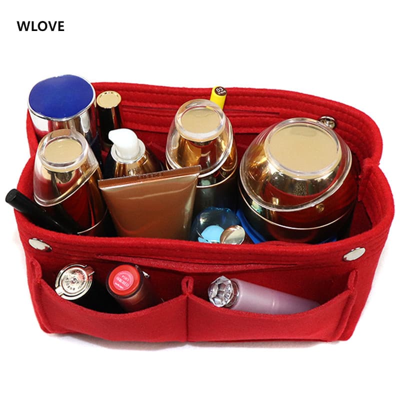 Tote เหมาะสําหรับ Carriage Tote Mommy กระเป๋าด้านในประเภทซับกระเป๋าจัดเก็บและองค์กรกระเป๋าแต่งหน้ากระเป๋ากลาง… รูปที่ 1
