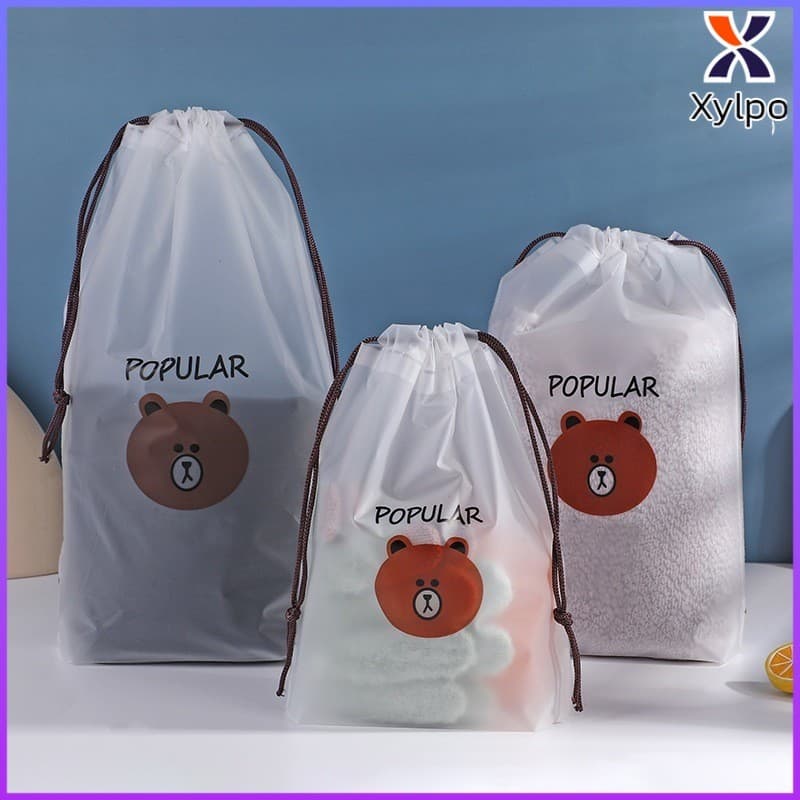X·P กระเป๋าหูรูด, กระเป๋าเก็บของ, กระเป๋าการ์ตูนกันน้ำ, กระเป๋าหูรูดใส,กระเป๋าอเนกประสงค์,สวิตช์ง่าย รูปที่ 1