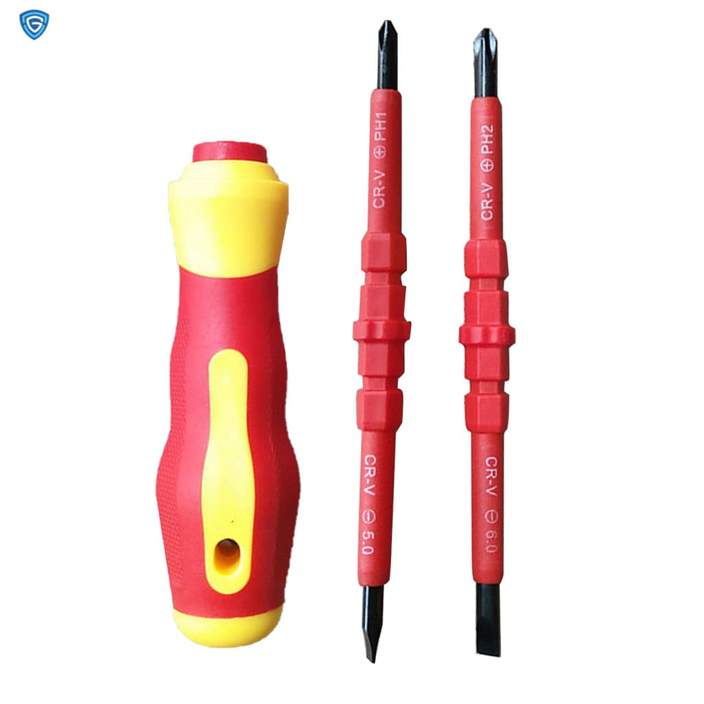 NEWARIVAL 3 ชิ้น/เซ็ตไขควงอเนกประสงค์ช่างไฟฟ้า Slotted Cross ไขควง Bit Repaire… รูปที่ 1