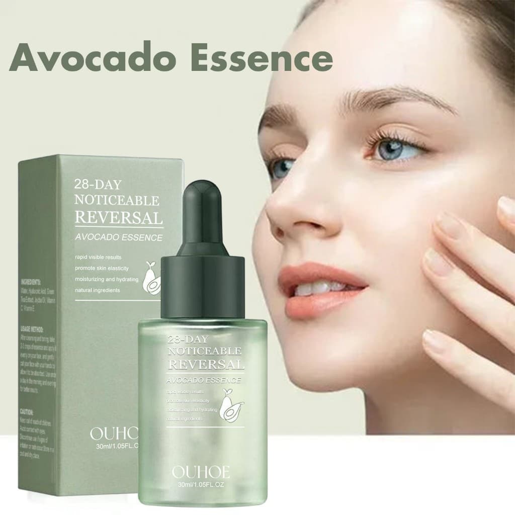 OUHOE อะโวคาโดเซรั่ม 30ml เซรั่มหน้า ลดริ้วรอยโทนอัพ ผิวชุ่มชื้นลดรอยดําลดรูขุมขนลดรอยแดงดูแลผิวหน้า รูปที่ 1