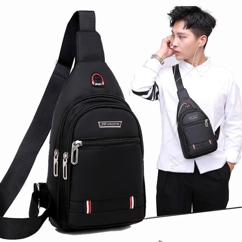 กระเป๋าหน้าอกกระเป๋าผู้ชายไหล่กระเป๋าMessenger Casual Crossbodyกระเป๋าOxfordผ้าหน้าอกCrossbodyกระเป๋าอินเทรนด์… รูปที่ 1