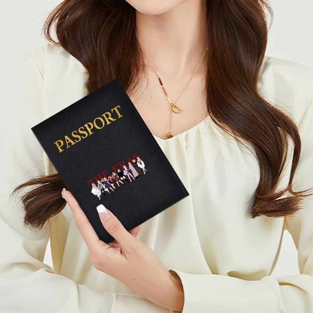 กระเป๋าหนังสือเดินทางทำขึ้น กระเป๋าหนังสือเดินทาง PU กระเป๋าหนังสือเดินทางและครอบด้วยช่องใส่บัตรประชาชน รูปที่ 1