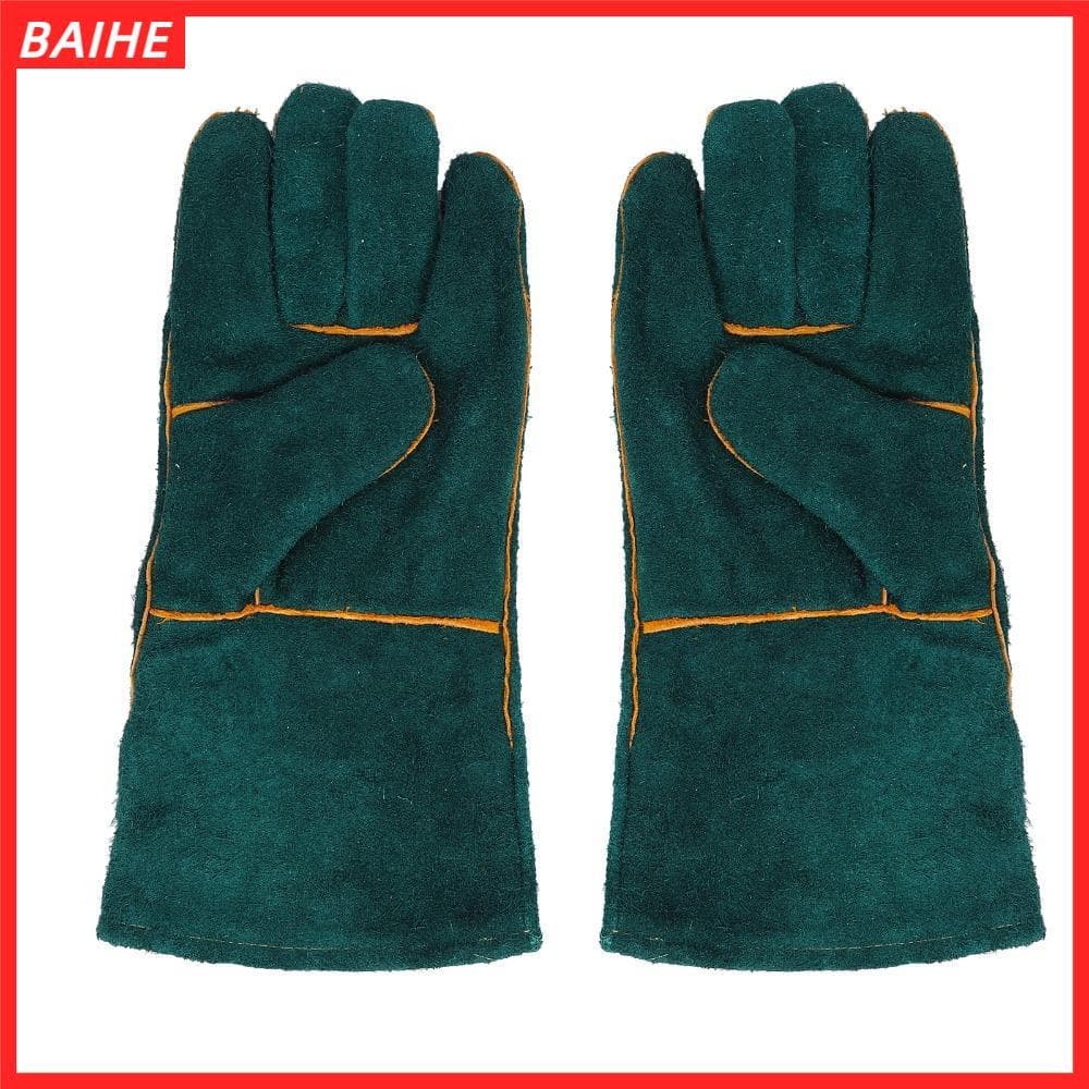 BAIHE 2 ชิ้นถุงมือป้องกันสัตว์เลี้ยง, ขนาดเล็กแขนยาวสัตว์ Handling ถุงมือ, Easy Grip สวมใส่ Tough… รูปที่ 1