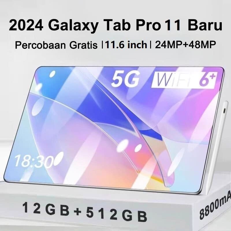 แท็บเล็ต PRO11 Tablet 12นิ้ว16GB+512GBแท็บเล็ตAndroid12แท็บเล็ตDualSIM5G… รูปที่ 1