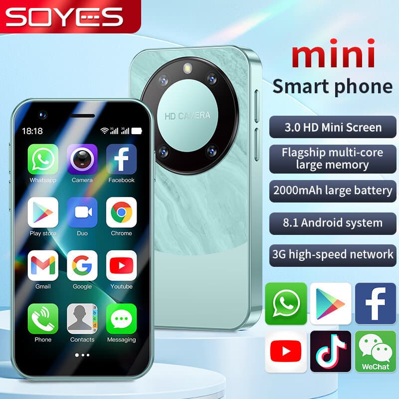 SOYES F8 Pro Max 3.0 "จอแสดงผลHDสมาร์ทโฟนขนาดเล็ก 3Gเครือข่าย 1GB + 16GB 2000mAhรองรับบลูทูธWIFI GPS Android… รูปที่ 1