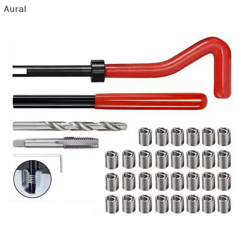 Aural 30 ชิ้นเมตริกซ่อมชุด M5 M6 M8 รถ Pro Coil เครื่องมือ M8 * 0.8Thread ซ่อม al รูปที่ 1