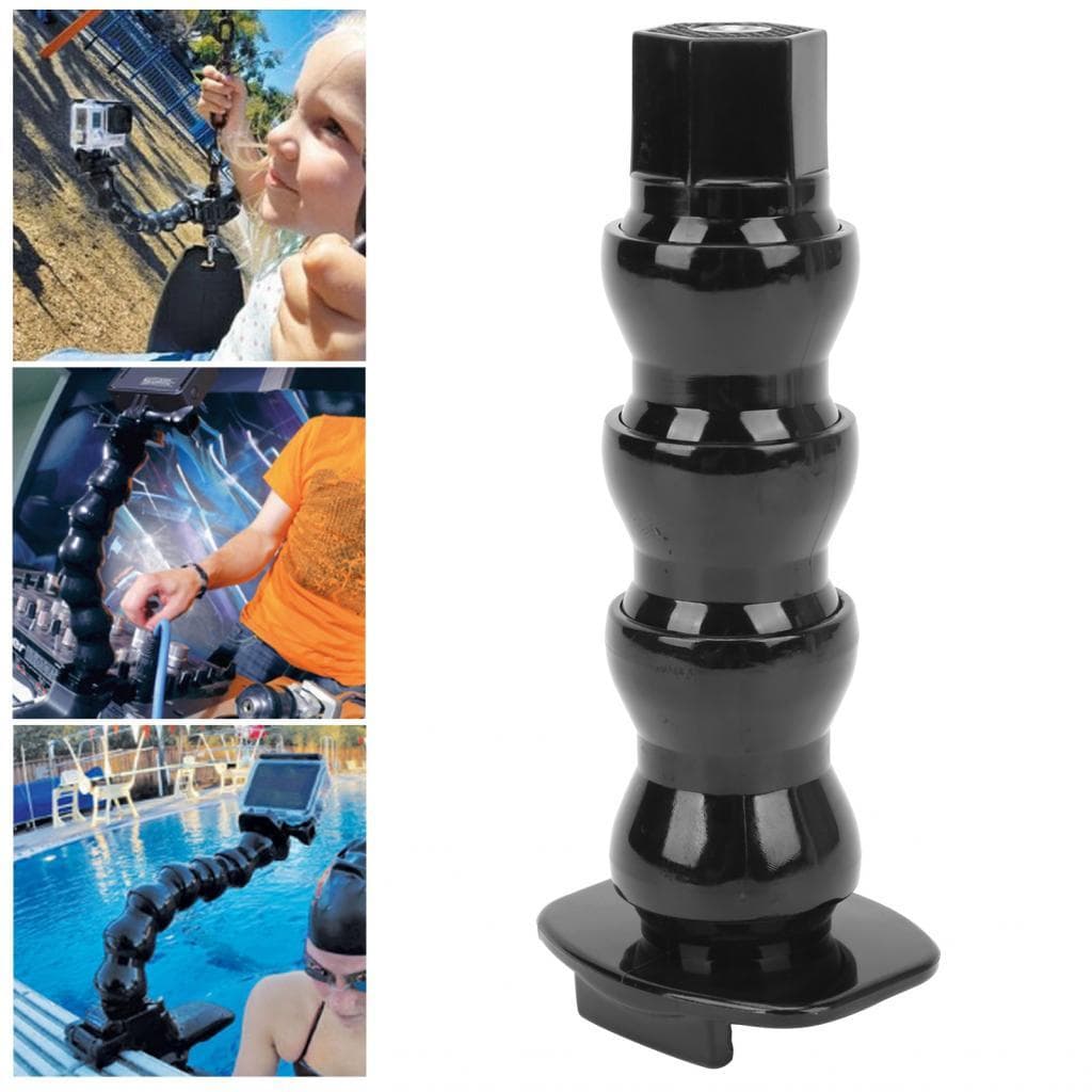 Monopod Gooseneck Jaws แขนยืดหยุ่นแบบพกพาสะดวกสำหรับช่างภาพอุปกรณ์เสริมเลนส์กล้อง Assist เครื่องมือการถ่ายภาพ รูปที่ 1