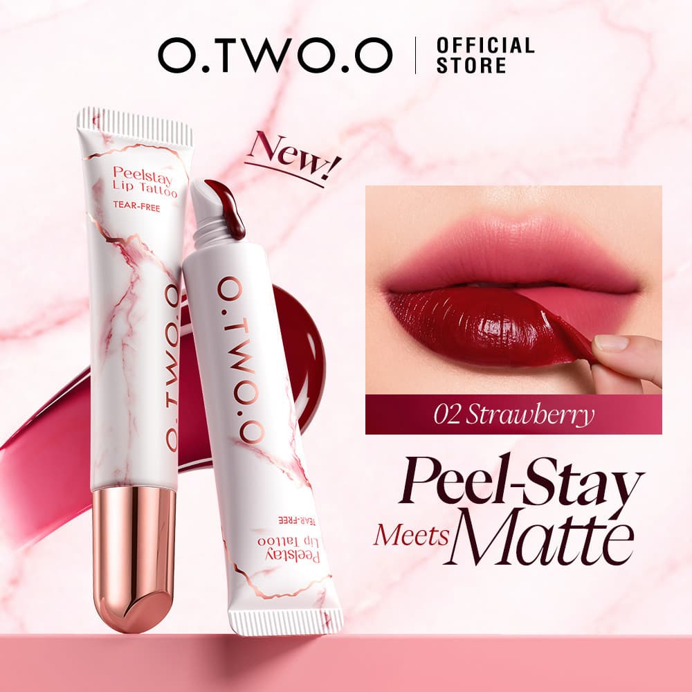 OTWOO ลิปกลอสล็อกสี ติดทนไม่หลุด ไม่เลอะ ไม่ซีดจาง ลิปกลอสติดทน ลิปนักเรียนราคาถูก ลิปเนื้อบางเบา… รูปที่ 1