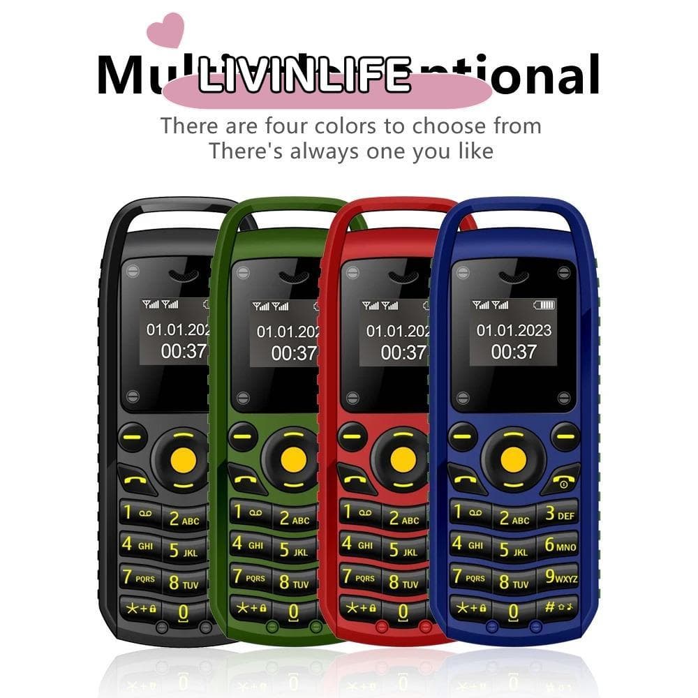 โทรศัพท์มือถือ LIVINLIFE, B25 ปุ่ม Bluetooth Dialing Mini โทรศัพท์มือถือ, Blacklist 2 SIM… รูปที่ 1