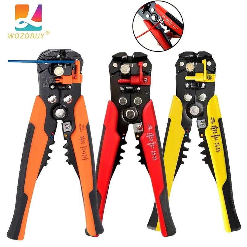 Wire Stripper เครื่องมือ Multitool คีมอัตโนมัติ 5 In1 เครื่องตัดปอก Crimping สายลวดช่างไฟฟ้าซ่อมเครื่องมือ รูปที่ 1