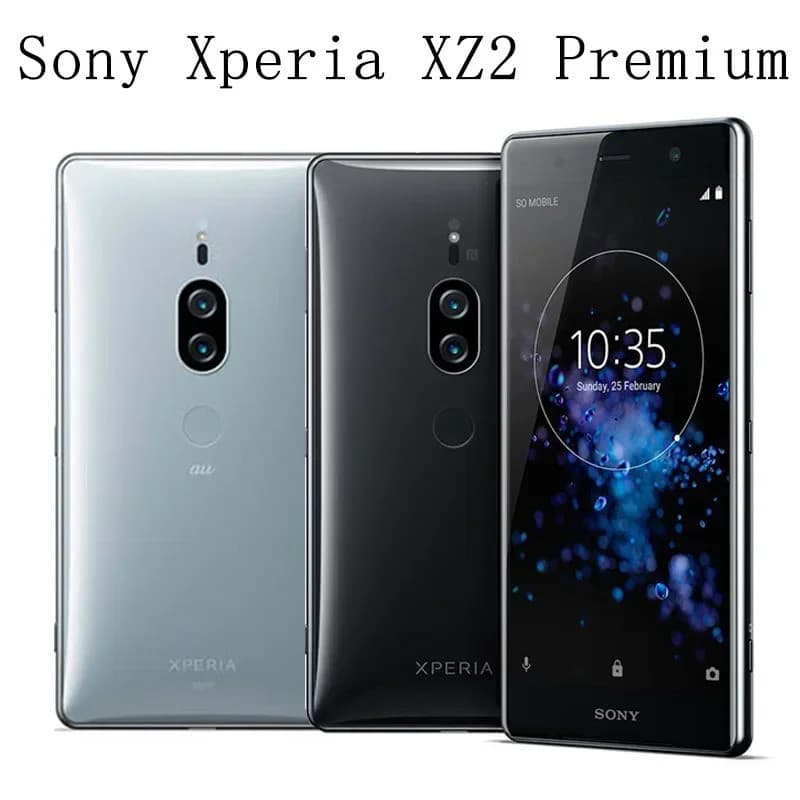 Sony Xperia XZ2 พรีเมี่ยม SO-04K H8116 H8166 4G โทรศัพท์มือถือ NFC 6G+64GB 5.8 19MP+12MP+13MP OctaCore… รูปที่ 1