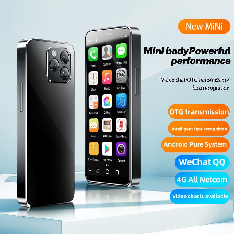 SOYES XS16 PRO Mini 4G สมาร์ทโฟน Dual SIM 4GB RAM 128GB ROM 5MP กล้องหลัง Octa-core 4.0 WIFI บลูทูธ GPS Face… รูปที่ 1