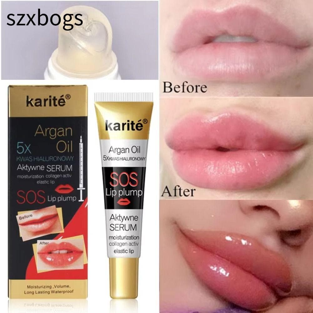 Sxxbogs ลิปกลอสอวบอ้วน ลิปใสขั้นสุด อวบอ้วน น้ํามันแร่สะดวก ลิปให้ความชุ่มชื้นยาวนาน ลิปอวบอิ่ม ลิปออยล์… รูปที่ 1